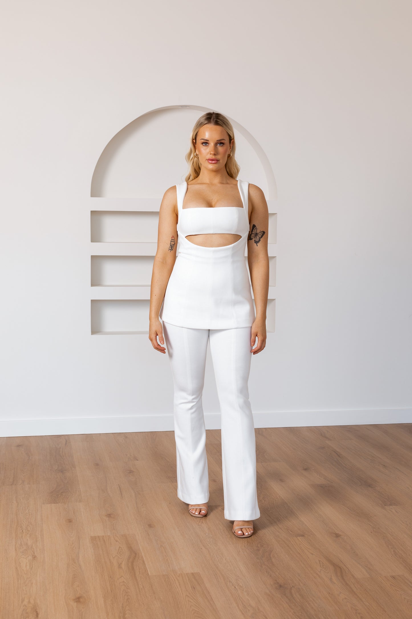 Misha Costanza Bonded Crepe Jumpsuit